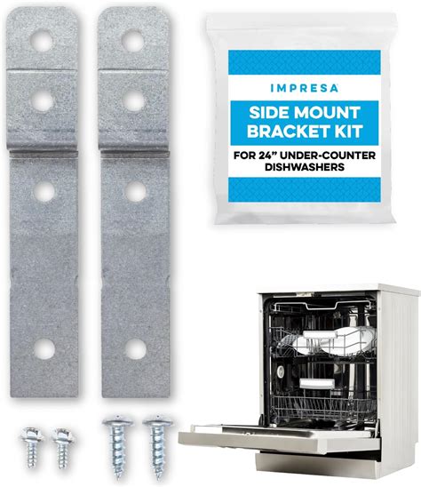 metal under counter dishwasher mounting bracket|undercounter dishwasher mounting bracket.